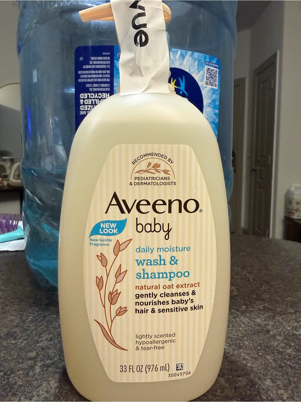 Aveeno Baby Daily Moisture Wash & Shampoo — Cream